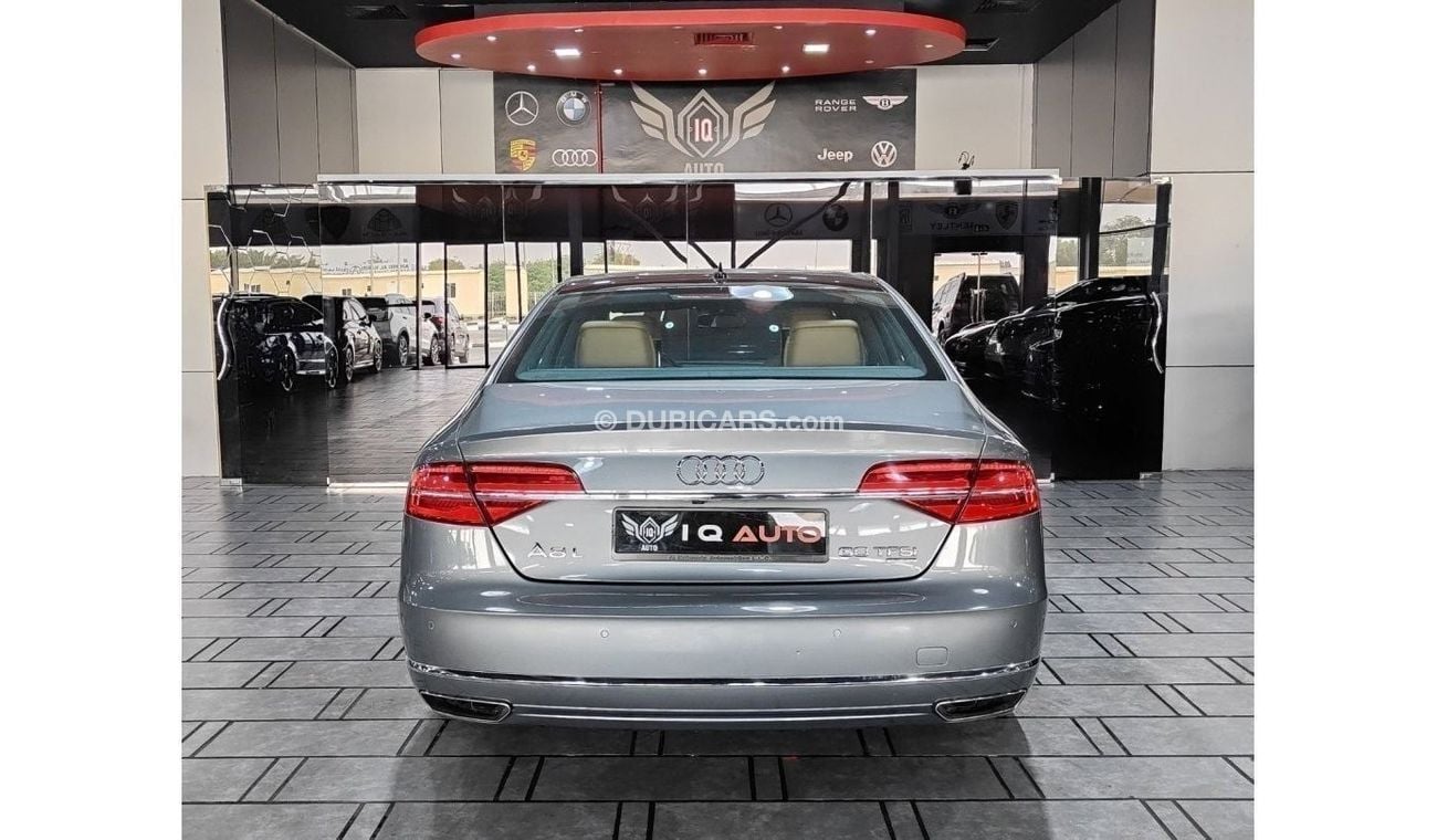 Audi A8 L 60 TFSI quattro Rear Package AED 2,100 P.M | 2016 AUDI A8L 60 TFSI QUATTRO 4.0 L V8  | GCC | FULL