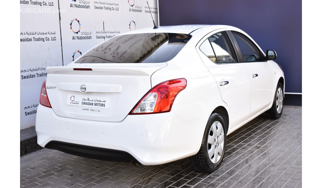 Nissan Sunny AED 589 PM | 1.5L SV SPOILER GCC DEALER WARRANTY