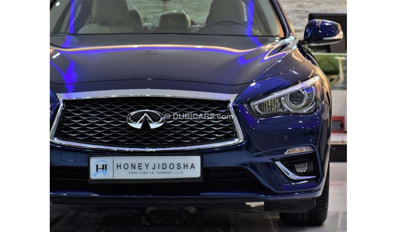 Infiniti Q50 EXECELLENT DEAL for Infiniti Q50 3.0t 2020 Model!! in Blue Color! GCC Specs ORIGINAL PAINT ( صبغ وكا