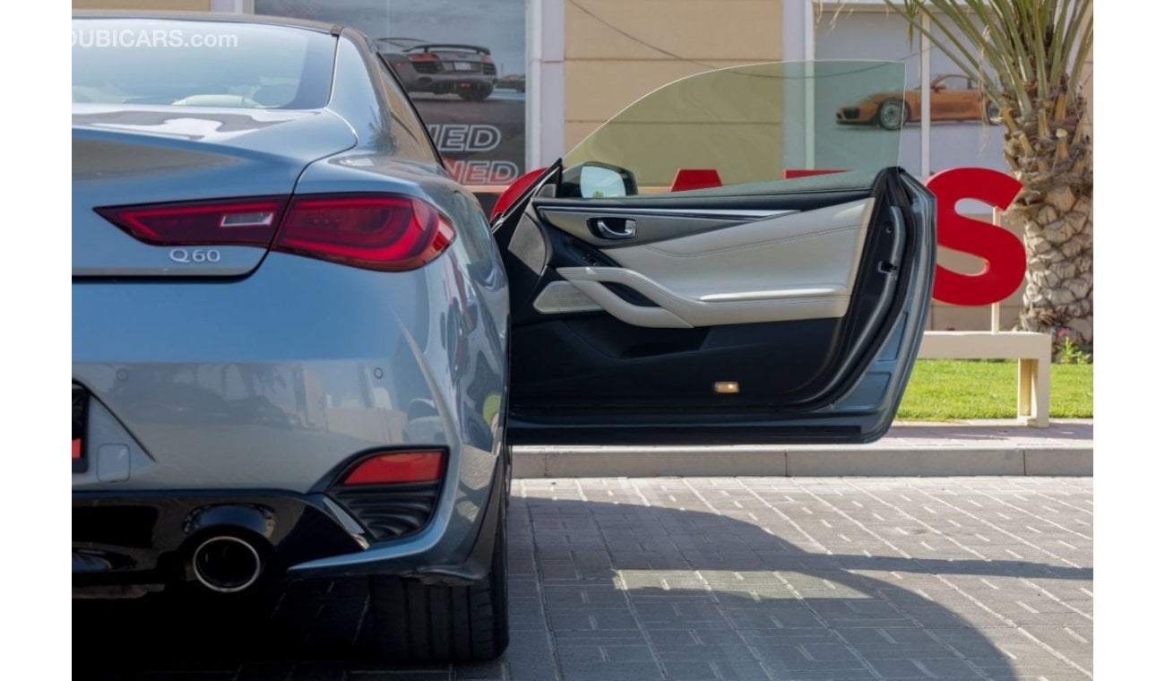 Infiniti Q60 Premium Infiniti Q60 2018 GCC (LOWEST MILEAGE) under Warranty with Flexible Down-Payment.