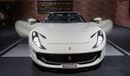 Ferrari 812 GTS | WEEKEND SPECIAL PRICE | 2022 | BIANCO AVUS | FULL CARBON FIBER | 6.5L V12 | 789 HP