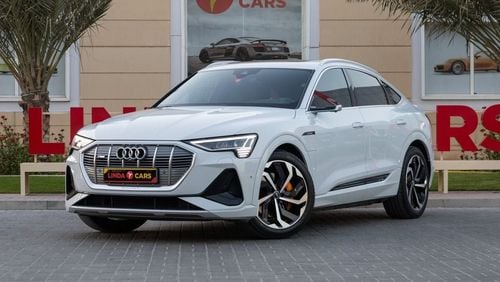 أودي اي ترون 95 kWh Quattro Audi E-Tron 55Quattro S-line Sportback 2020 GCC under Agency Warranty with Flexible D