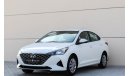 Hyundai Accent 2022 Hyundai Accent GL (RB), 4dr Sedan, 1.6L 4cyl Petrol, Automatic, Front Wheel Drive