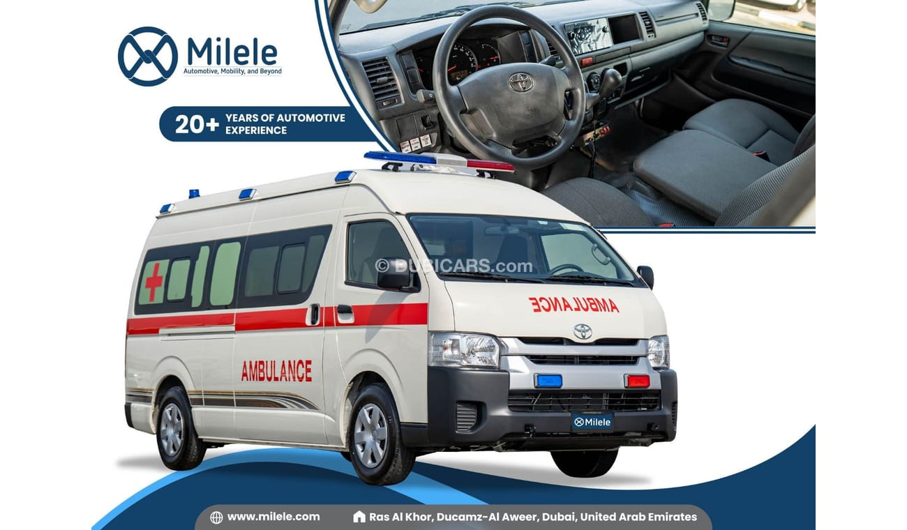 Toyota Hiace HR AMBULANCE 2.7L PETROL: ADVANCED LIFE SUPPORT EQUIPPED