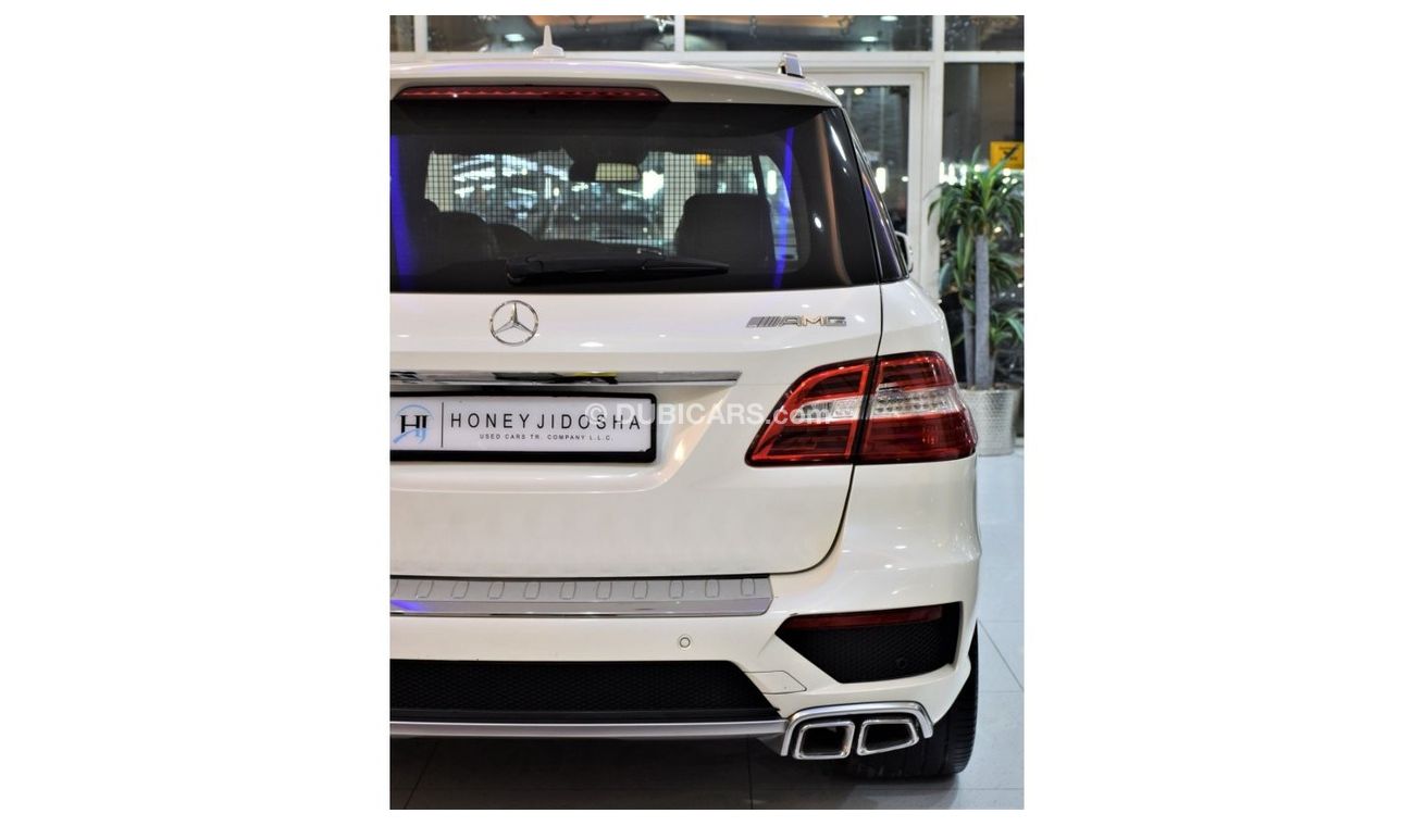 Mercedes-Benz ML 63 AMG EXCELLENT DEAL for our Mercedes Benz ML63 AMG V8 BITURBO 2013 Model!! in White Color! GCC Specs