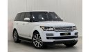 لاند روفر رانج روفر فوج إس إي سوبرتشارج 2017 Range Rover Vogue SE Supercharged, 2024 Range Rover Warranty + Service Pack, Full Options, GCC