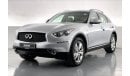 إنفينيتي QX70 Luxury / Luxe Sensory | عرض العيد الحصري | خالية من أضرار الفيضانات