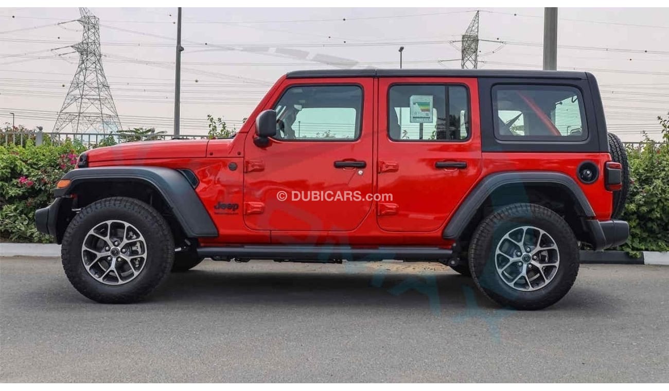 Jeep Wrangler (НА ЭКСПОРТ , For Export) Unlimited Sport S I4 2.0L Turbo , 2024 , GCC , 0Km , Без пробега