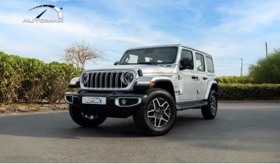 Jeep Wrangler Unlimited Sahara Turbo , 2024 GCC , 0Km , With 5 Years Warranty & 3 Years Service @Official Dealer