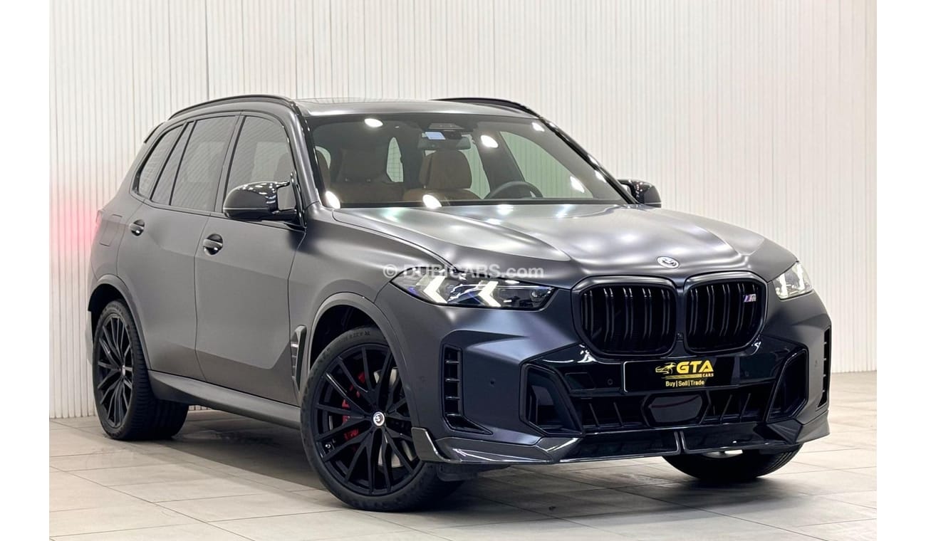 BMW X5M 2024 BMW X5 M60i xDrive, July 2028 BMW Warranty + Service Pack, Fully Loaded, Very Low Kms, GCC