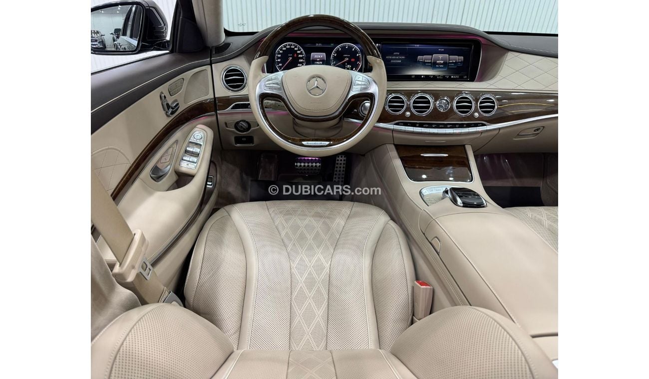 مرسيدس بنز S 400 std 3.0L 2015 Mercedes Benz S400 AMG, Full Service History, Fully Loaded, GCC