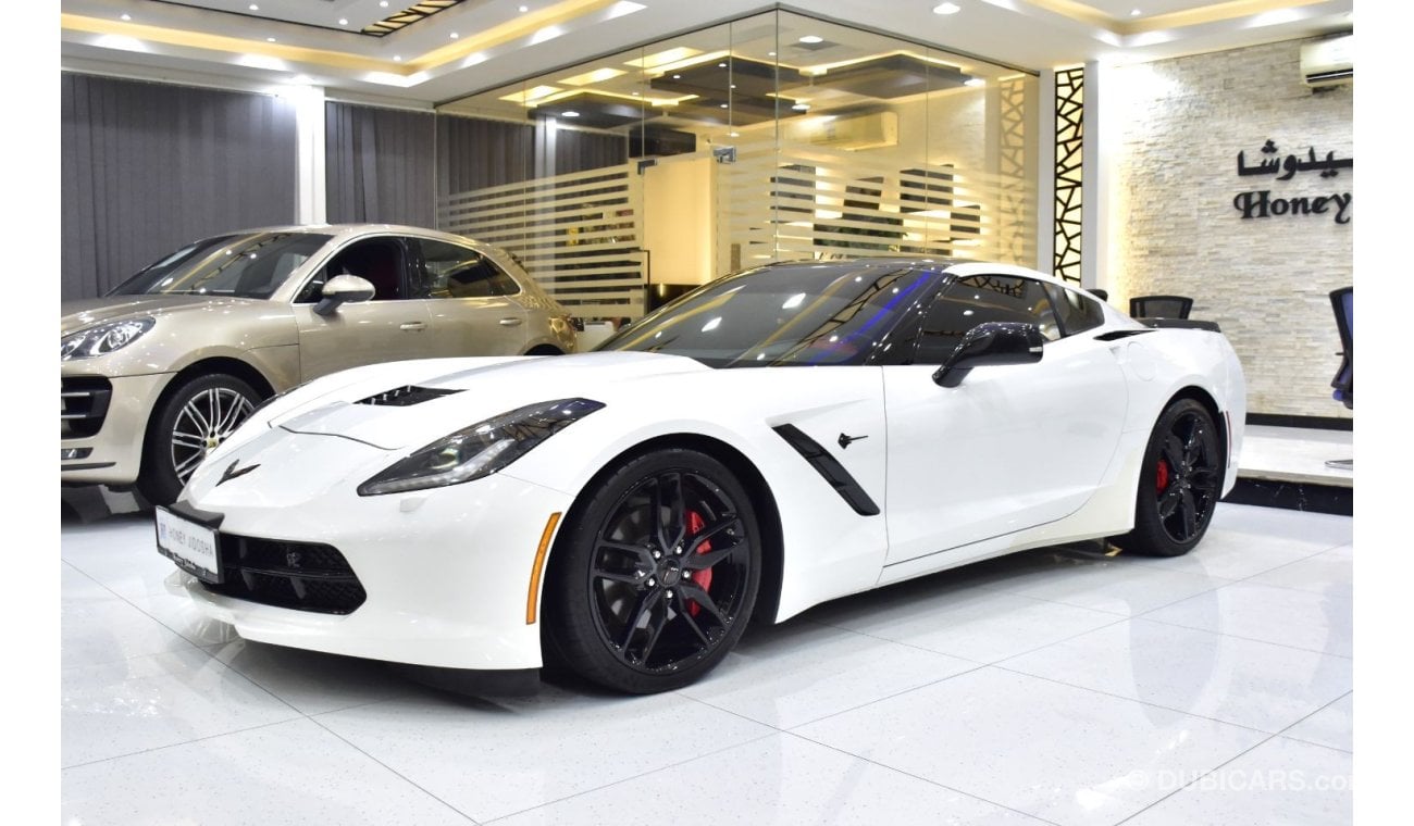 Chevrolet Corvette EXCELLENT DEAL for our Chevrolet Corvette C7 Stingray ( 2016 Model ) in White Color GCC Specs