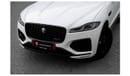 جاكوار F Pace R Dynamic  | 5,581 P.M  | 0% Downpayment | Brand New!