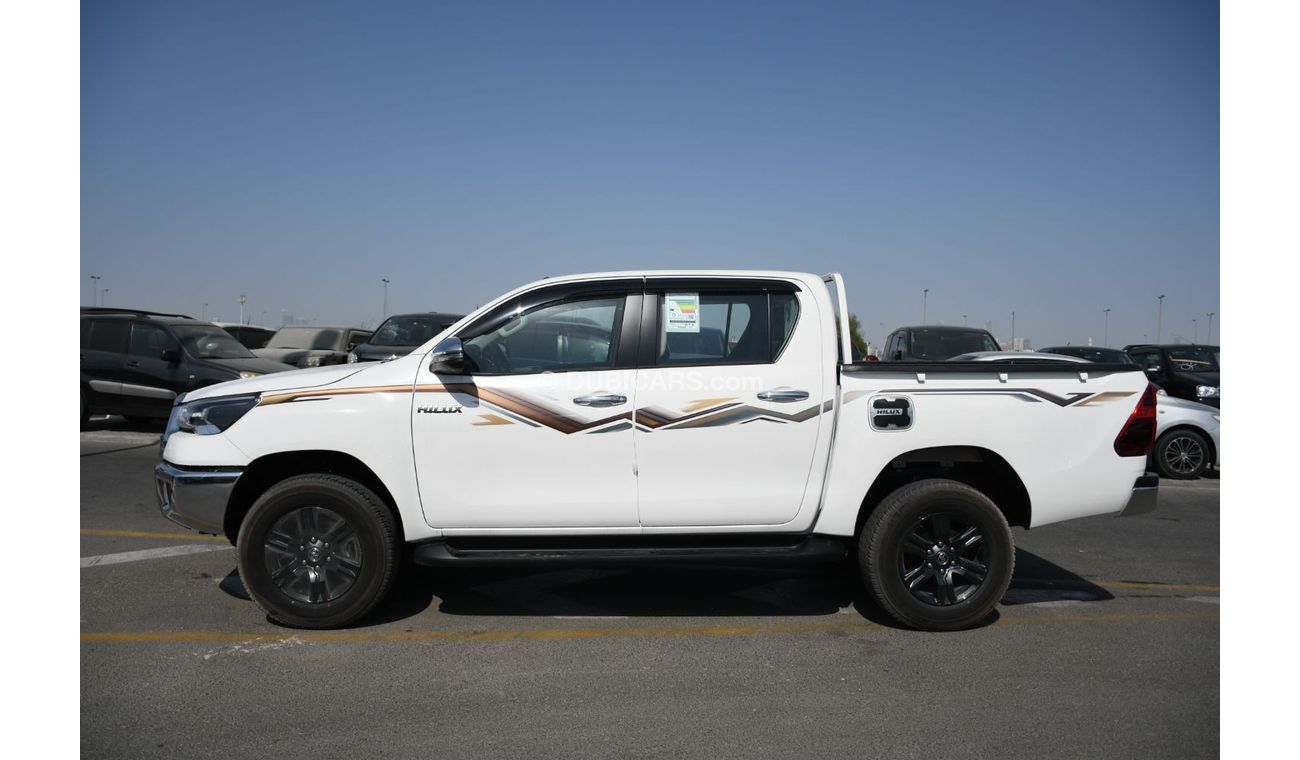 تويوتا هيلوكس 2.7L AUTOMATIC 4X4WD PUSH STRAT FULL OPTION ( WHITE INSIDE RED)