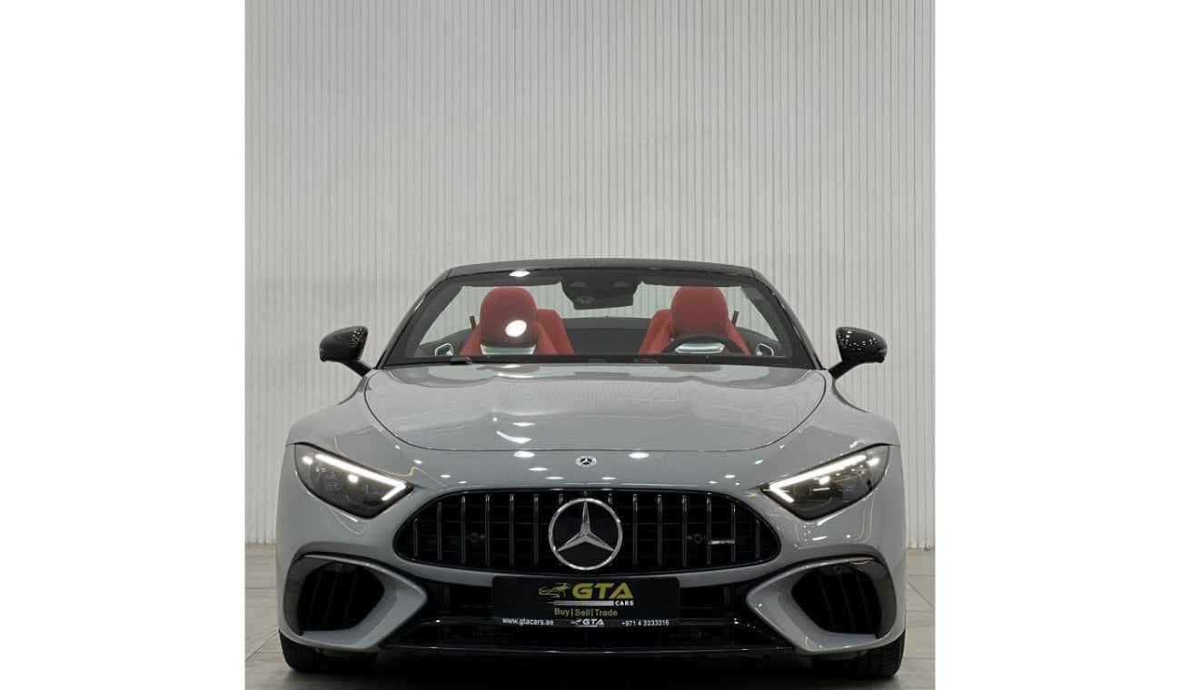 مرسيدس بنز SL 55 AMG 2022 Mercedes Benz SL55 AMG 4MATIC, AAA Warranty, April 2027 GTA Service Pack, Full Options, GCC