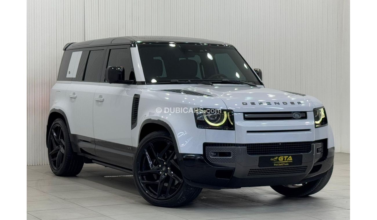 لاند روفر ديفندر P525 110 V8 2022 Land Rover Defender P525 110, 2027 Land Rover Warranty, Full Land Rover Service His