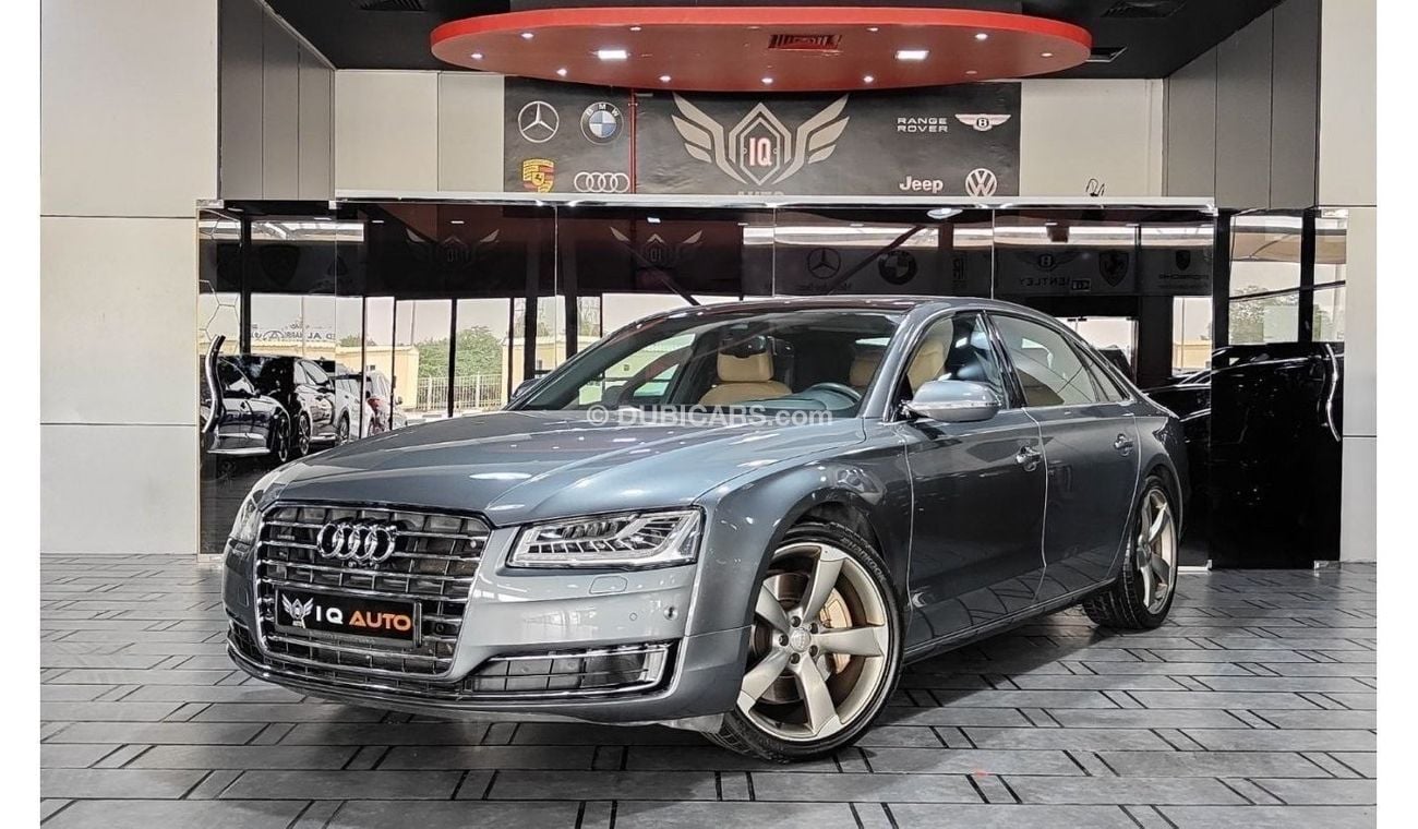 Audi A8 L 60 TFSI quattro Rear Package AED 2,100 P.M | 2016 AUDI A8L 60 TFSI QUATTRO 4.0 L V8  | GCC | FULL