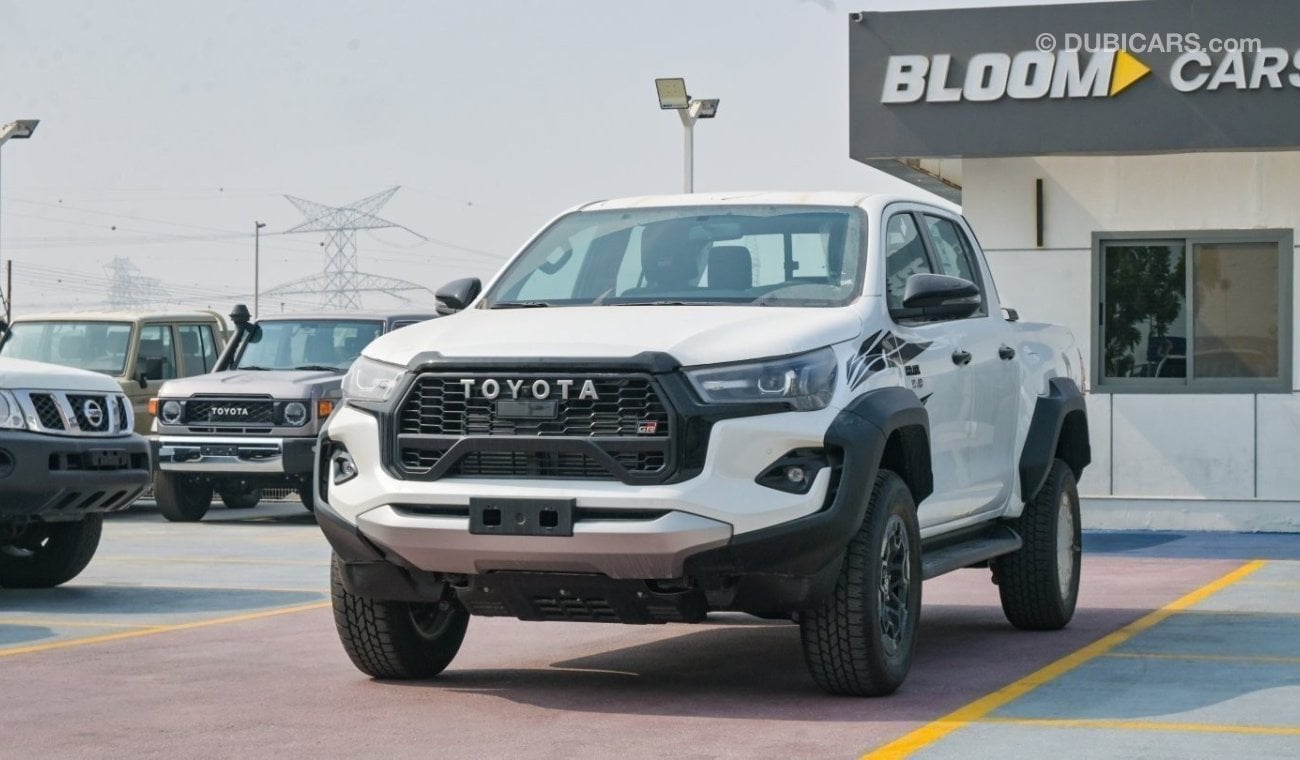 تويوتا هيلوكس Toyota Hilux 2.8Ltr GR SPORT AT-MY2024-WHITE-GCC SPECS