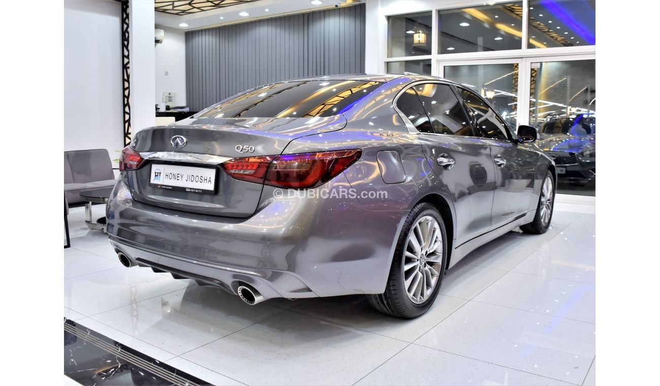 Infiniti Q50 EXCELLENT DEAL for our Infiniti Q50 ( 2023 Model ) in Grey Color GCC Specs