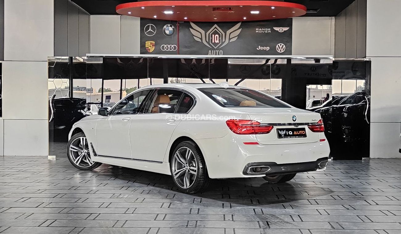 بي أم دبليو 740Li AED 3,300 P.M | 2016 BMW 740L Ii M-SPORT | ORIGINAL PAINT | FULLY LOADED VIP | GCC | LOW KM