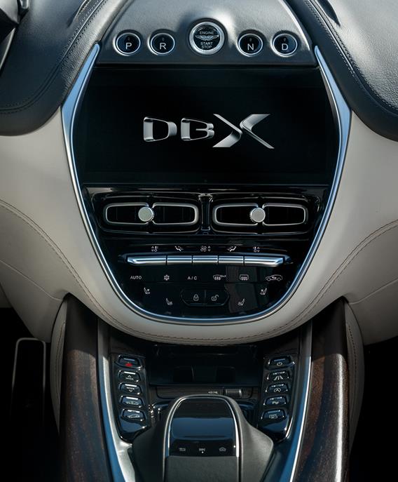 Aston Martin DBX interior - Multimedia Screen