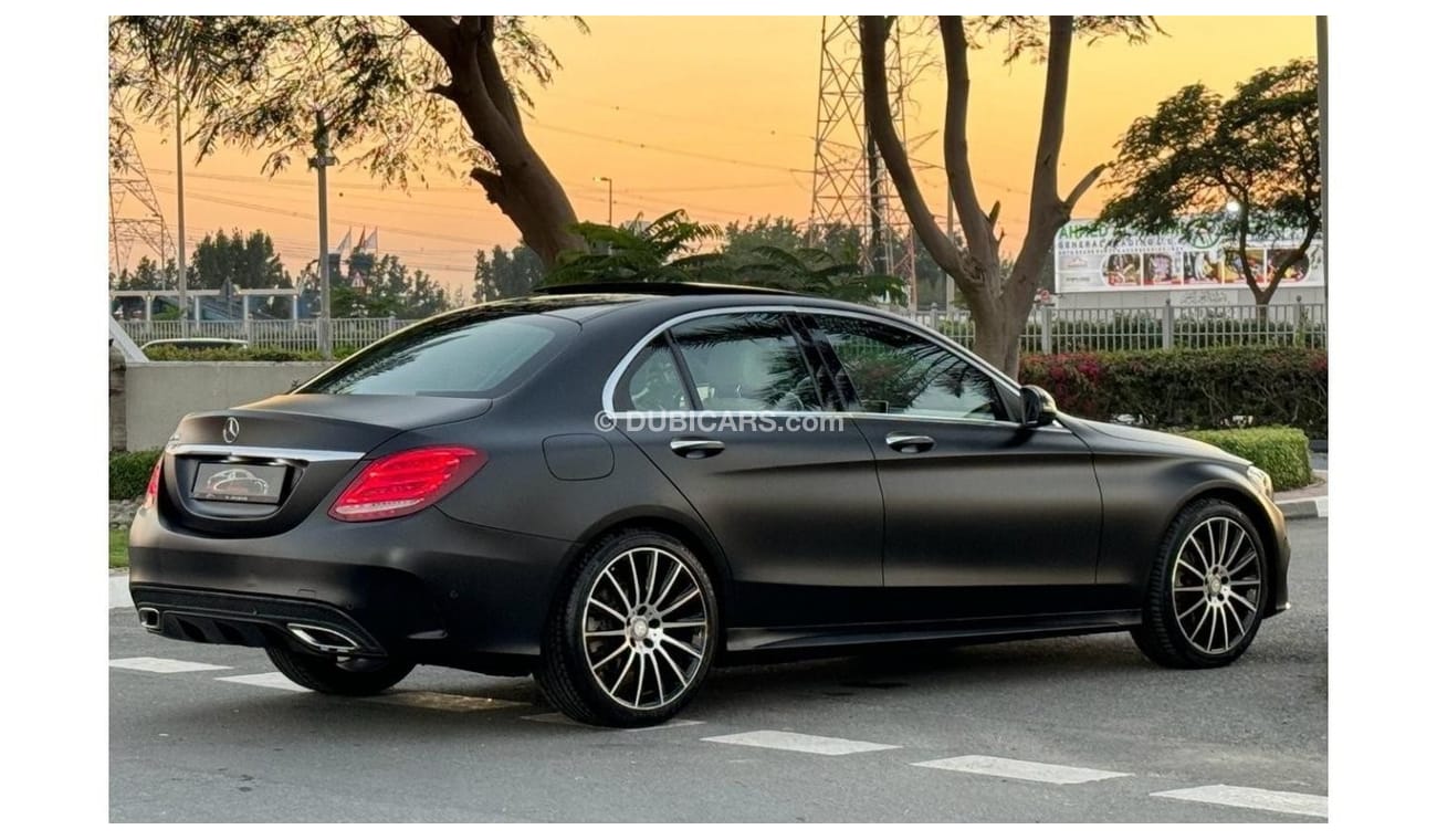 مرسيدس بنز C200 MERCEDES BENZ C200 2016 GCC FULL OPTIONS IN PERFECT CONDITIONS