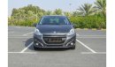 Peugeot 208 AED 261/month | 2019 | PEUGEOT | 208 | ACTIVE 1.6L | GCC SPECS | P00924