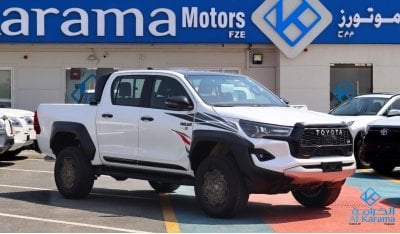 Toyota Hilux 2024 TOYOTA HILUX 2.8L D-4D GR Sport 4WD  Full Option, Black Top GCC Saudi  Interior: 4 Door 5 Seate