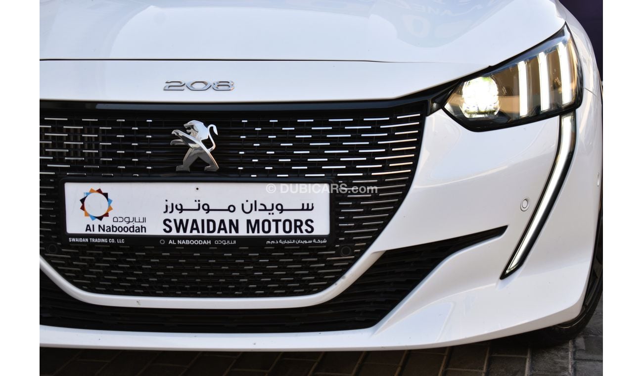 Peugeot 208 AED 1279 PM  GT 1.2 TC AT GCC MANUFACTURER WARRANTY 2028 OR 100K KM