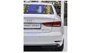 Audi A3 EXCELLENT DEAL for our Audi A3 30TFSi ( 2020 Model ) in White Color GCC Specs