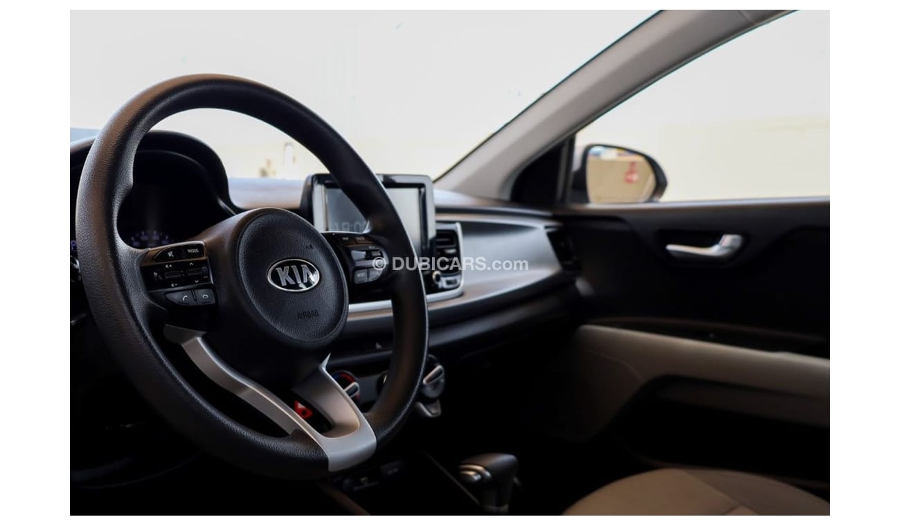 كيا ريو Kia Rio 2021 GCC under Agency Warranty with Flexible Down-Payment.