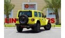 Jeep Wrangler Jeep Wrangler Unlimited Rubicon 2023 GCC under Agency Warranty and Service Contract with Flexible Do