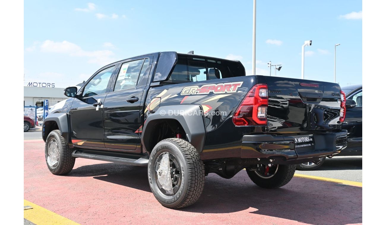 تويوتا هيلوكس Toyota Hilux GR Sport 4.0L V6, Petrol, Double Cab, Pickup, 4WD, 360 Camera Model 2024, Color Black