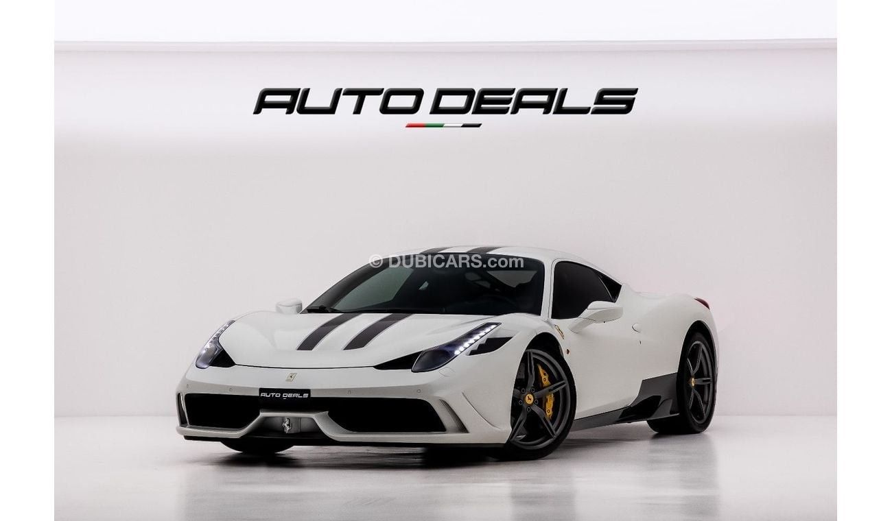 Ferrari 458 Speciale Std 4.5L | GCC | Fully Loaded | Full Service History | Very Low Mileage | 4.5L V8