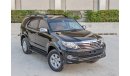 تويوتا فورتونر Toyota fortuner 2009 facelift 2015 GCC In Excellent Condition Gasoline left hand drive