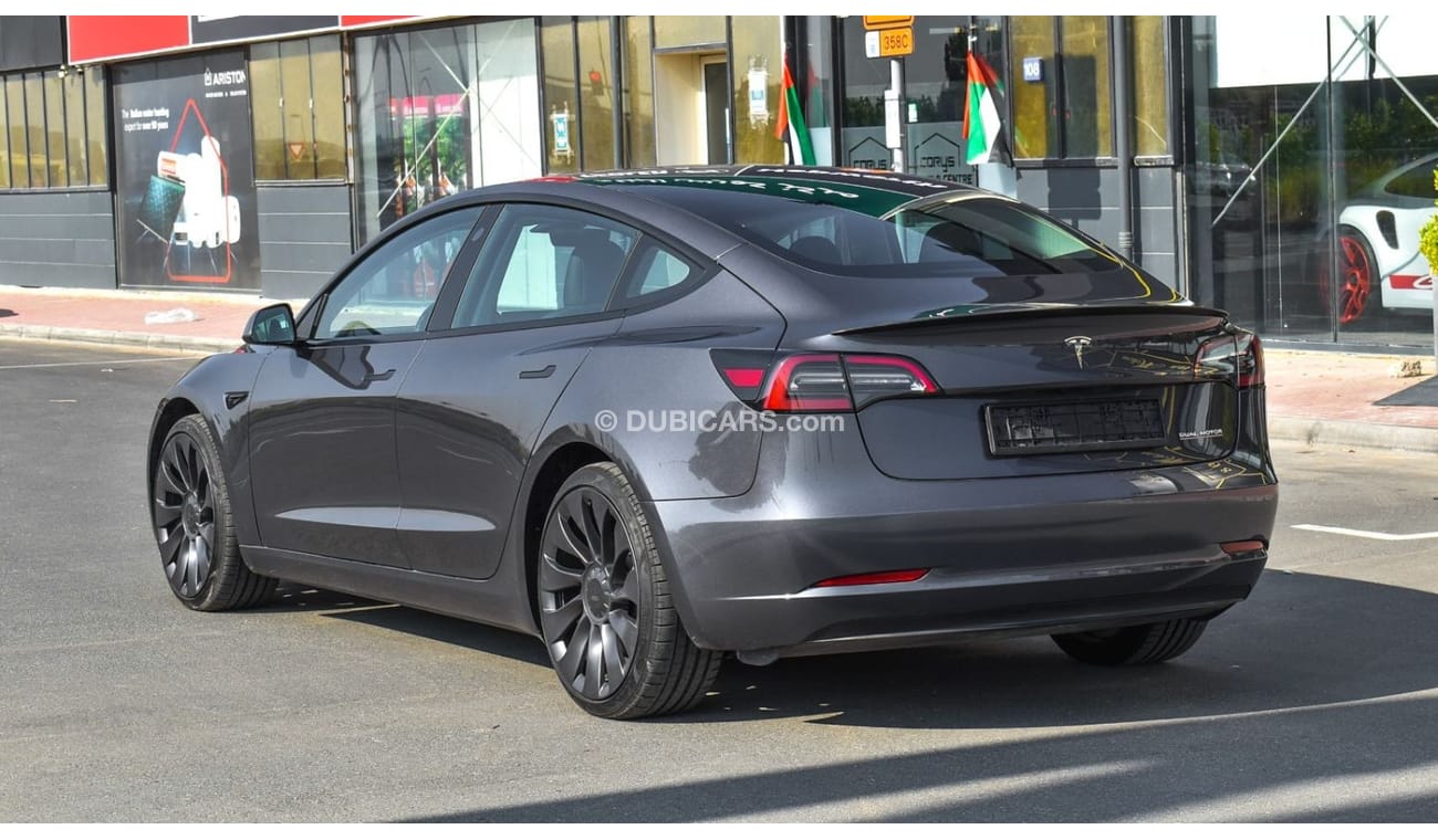 Tesla Model 3 Performance 2023 - GCC - Under Warranty - Low Mileage - Supercharge Network Access