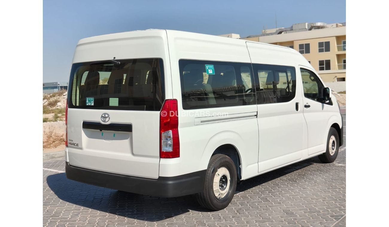 تويوتا هاياس 2025 Toyota Hiace DX with Rear Heater 13-Seater 3.5L V6 Petrol M/T (2-Point Seatbelts) Export Only