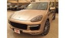 Porsche Cayenne Turbo PORSCHE CAYENNE TURBO 4.8L GCC 2015 WITH PADDLE SHIFT AND PANORAMIC ROOF IN EXCELLENT CONDITION