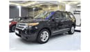 فورد إكسبلورر EXCELLENT DEAL for our Ford Explorer XLT 4WD ( 2015 Model ) in Black Color GCC Specs