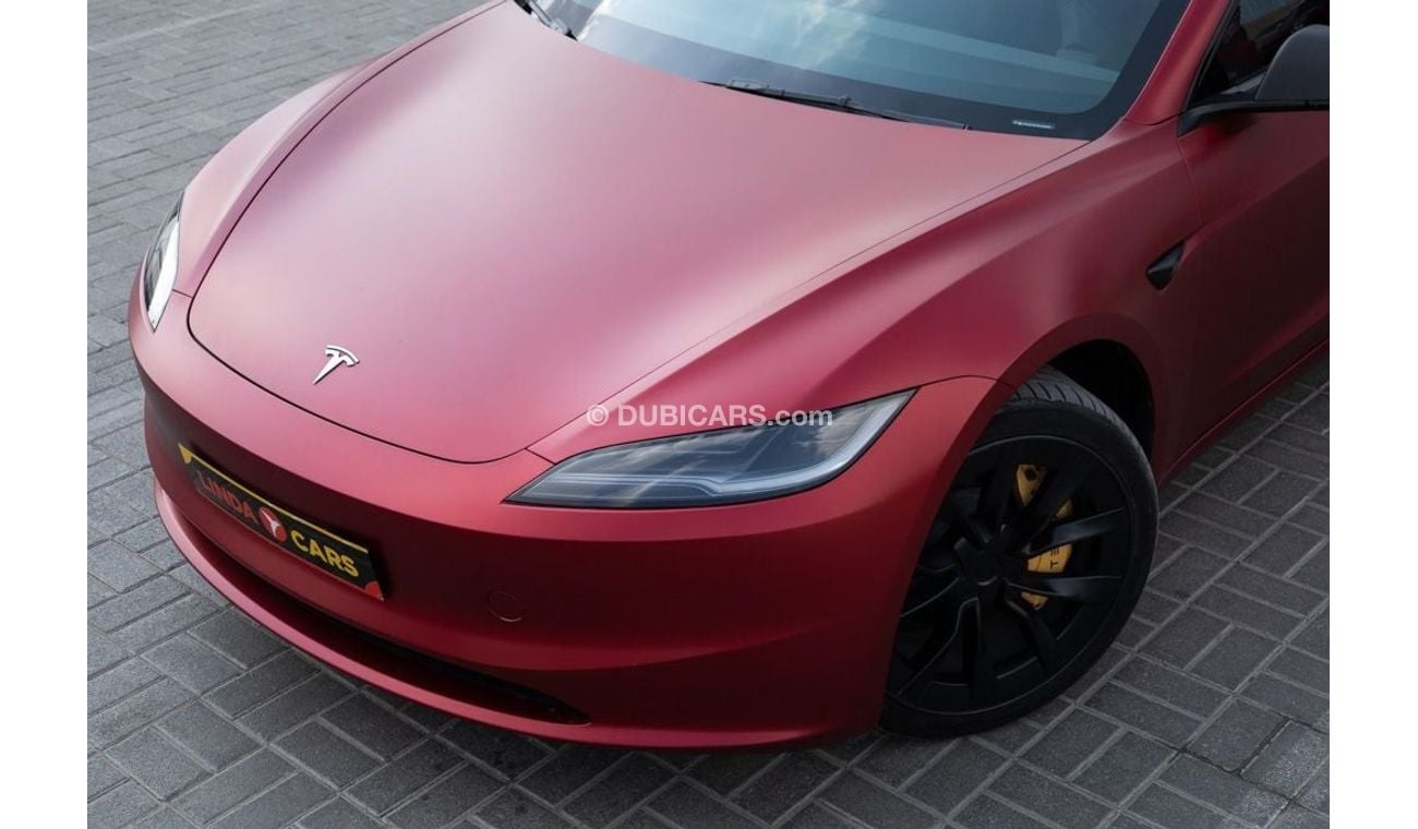 تسلا موديل 3 Tesla Model 3 Long Range 2024 GCC under Agency Warranty with Flexible Down-Payment.