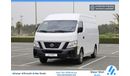 Nissan Urvan Std 2020 | NV350 High Roof Delivery Van - M/T - RWD - GCC Specs - Book Now - Ready to Drive