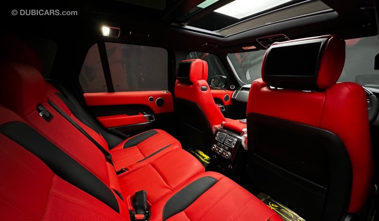 لاند روفر رانج روفر فوج 2016 Luxury Red Interior Top Of The Range