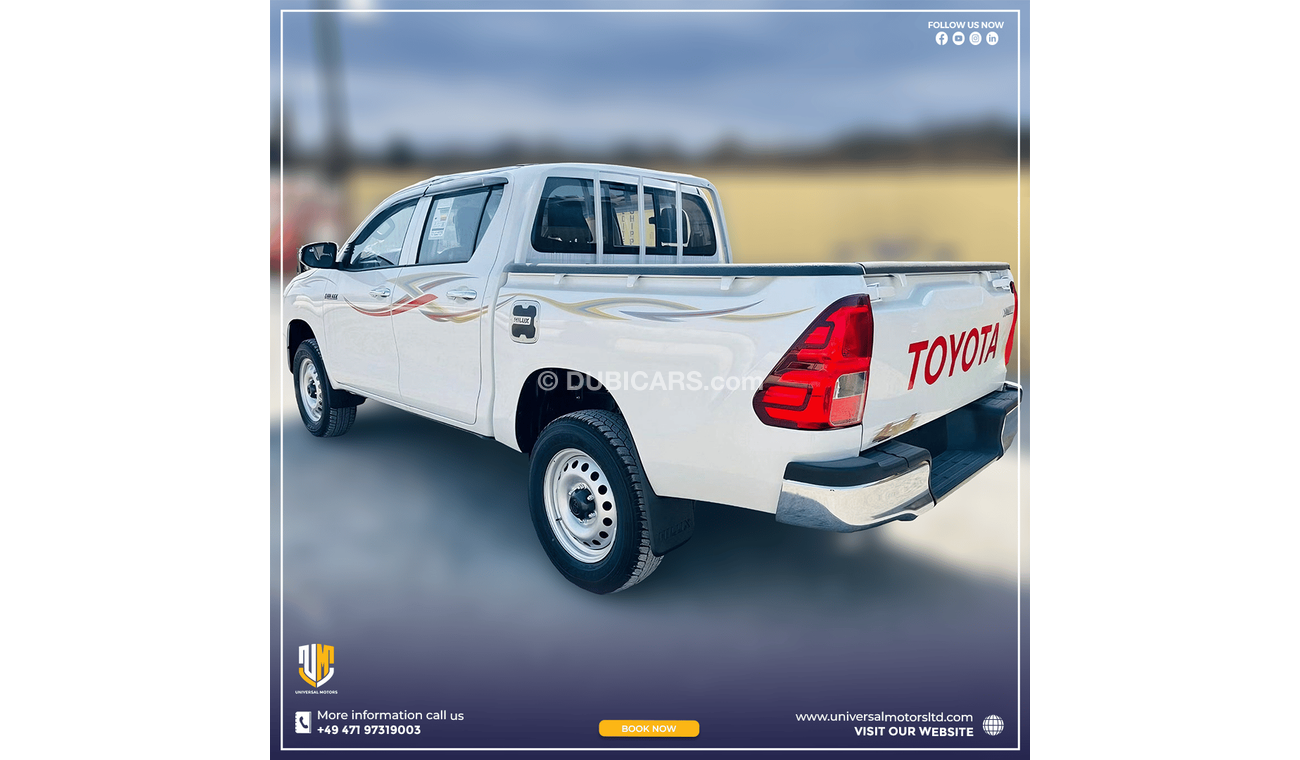 تويوتا هيلوكس DC 2.7L 4x4 6AT BASIC MODEL 2025