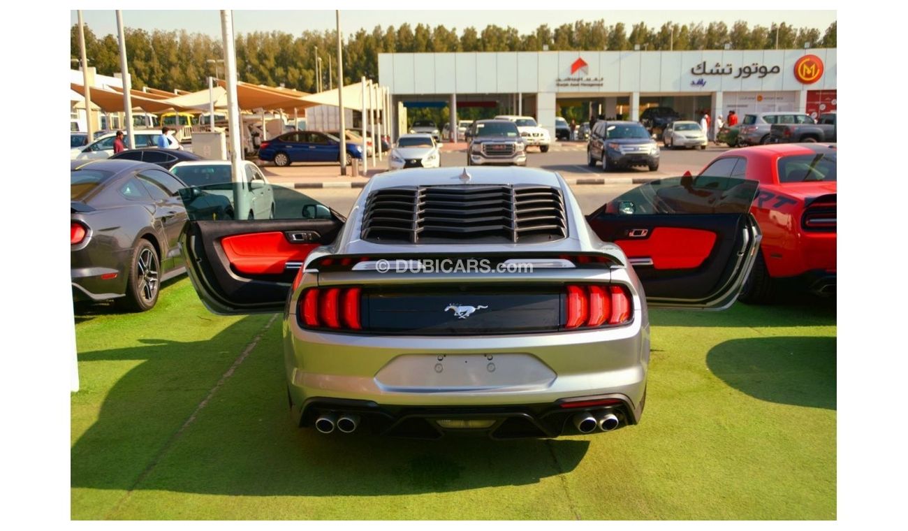 Ford Mustang EcoBoost Premium Mustang EcoBoost is powered by a 2.3-liter turbocharged four-cylinder engine with 3