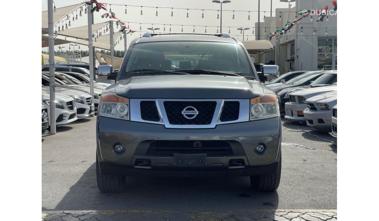 Used Nissan Armada LE 2014 model Gulf full option sunroof 8