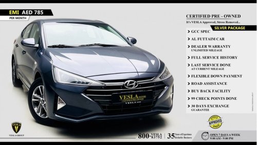 Hyundai Elantra GCC / 2019 / LEATHER SEATS + NAVIGATION + CRUISE CONTROL + CAMERA  / UNLIMITED MILEAGE WARRANTY.....