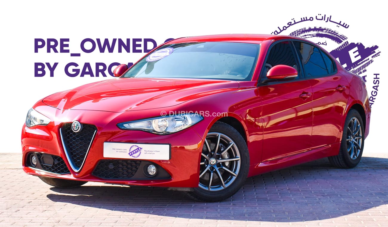 Alfa Romeo Giulia S - Service History, Warranty, Certified & Sold by Purple Pre-Owned Gargash Motors