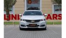 Chevrolet Impala LT Chevrolet Impala 2016 GCC under Warranty with Flexible Down-Payment.