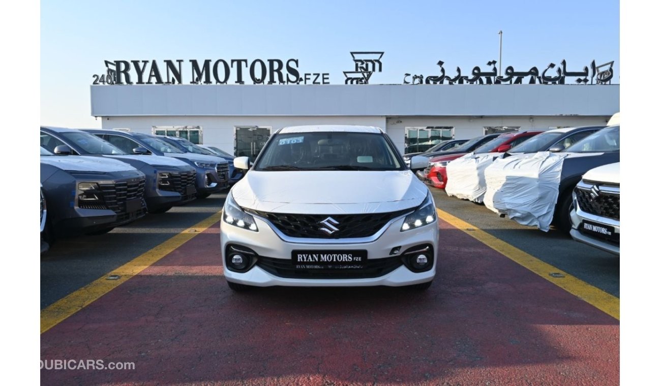 سوزوكي بالينو Suzuki Baleno GLX 1.5L Petrol, Hatchback, FWD, 5Doors, Color White, Model 2025