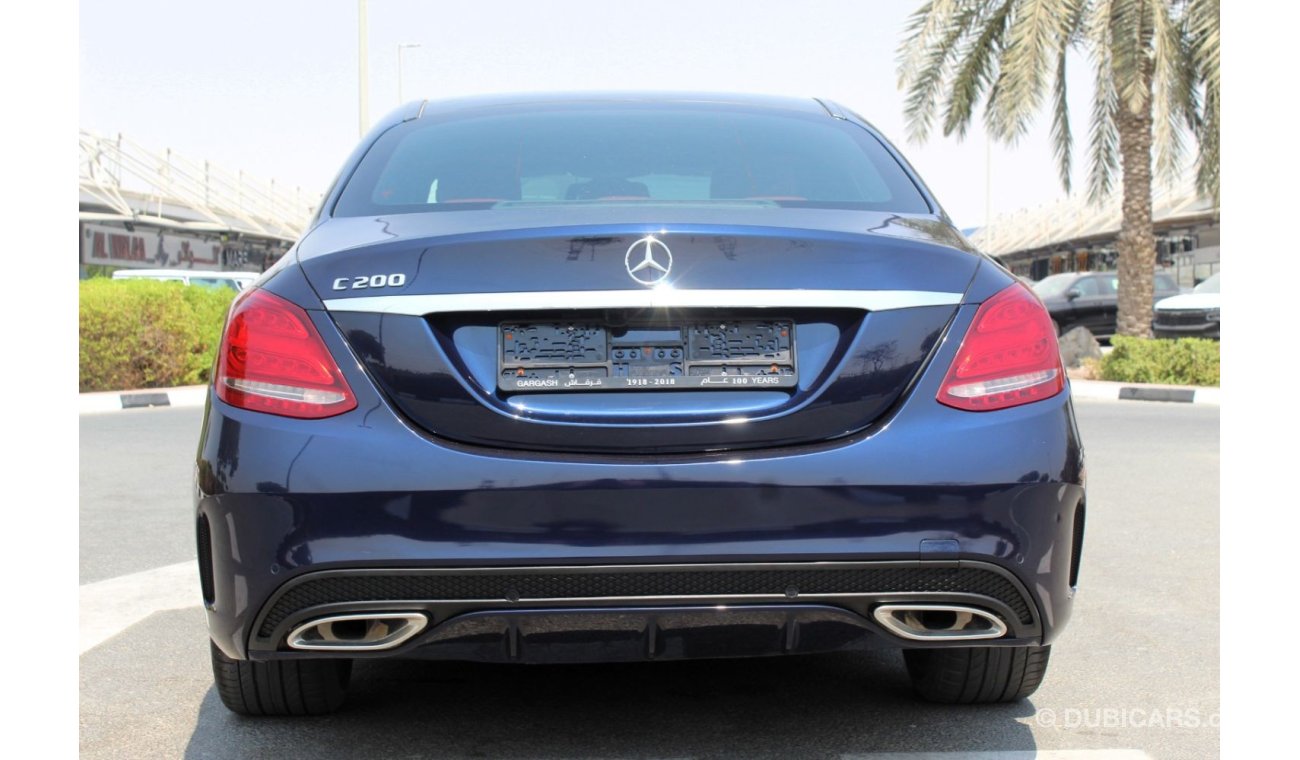 Mercedes-Benz C200 AMG Pack MERCEDES C200 AMG FULL OPTION 2018 GCC GARGASH LOW MILEAGE SINGLE OWNER IN MINT CONDITION